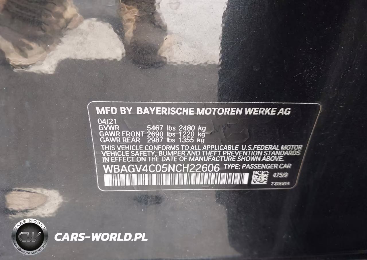 2022 BMW 840 Gran Coupe I xDrive VIN:WBAGV4C05NCH22606 - 9