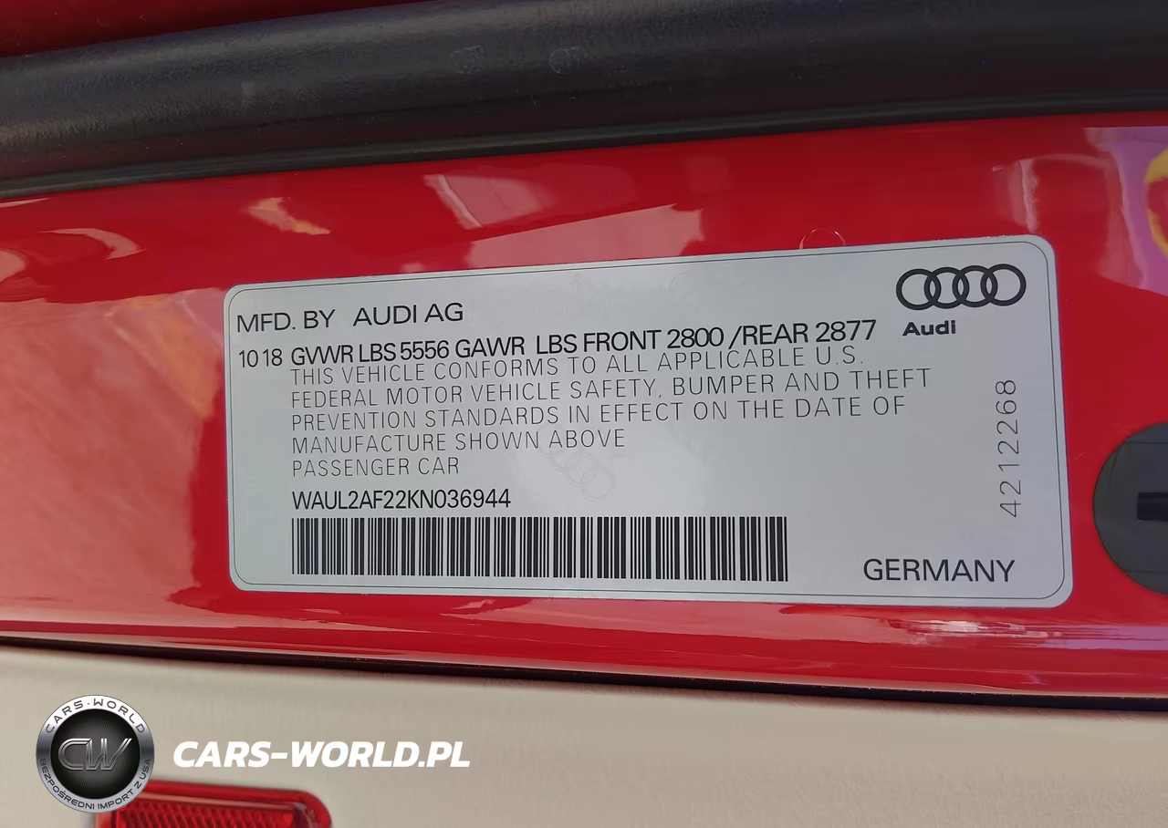 2019 Audi A6 55 Premium VIN:WAUL2AF22KN036944 - 9