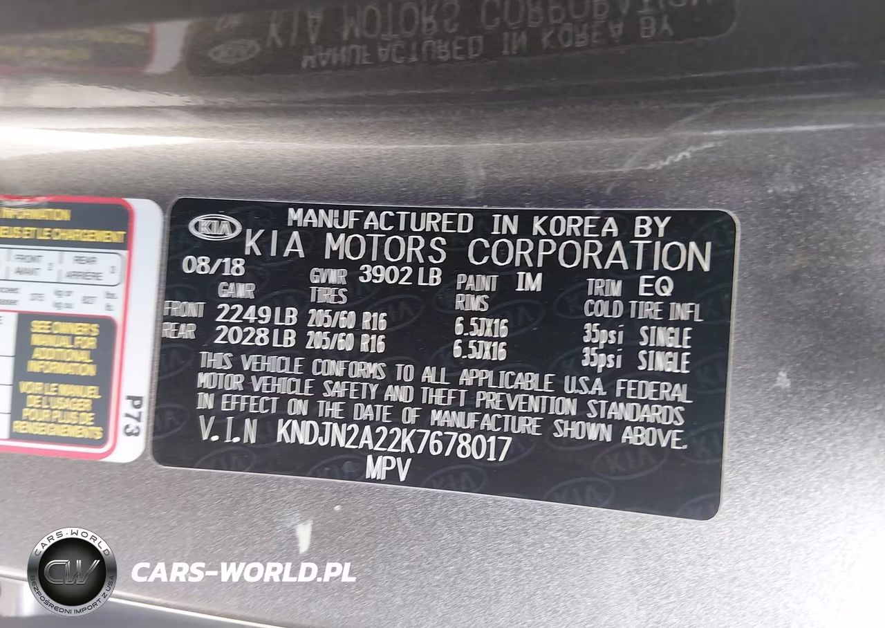 2019 Kia Soul VIN:KNDJN2A22K7678017 - 9
