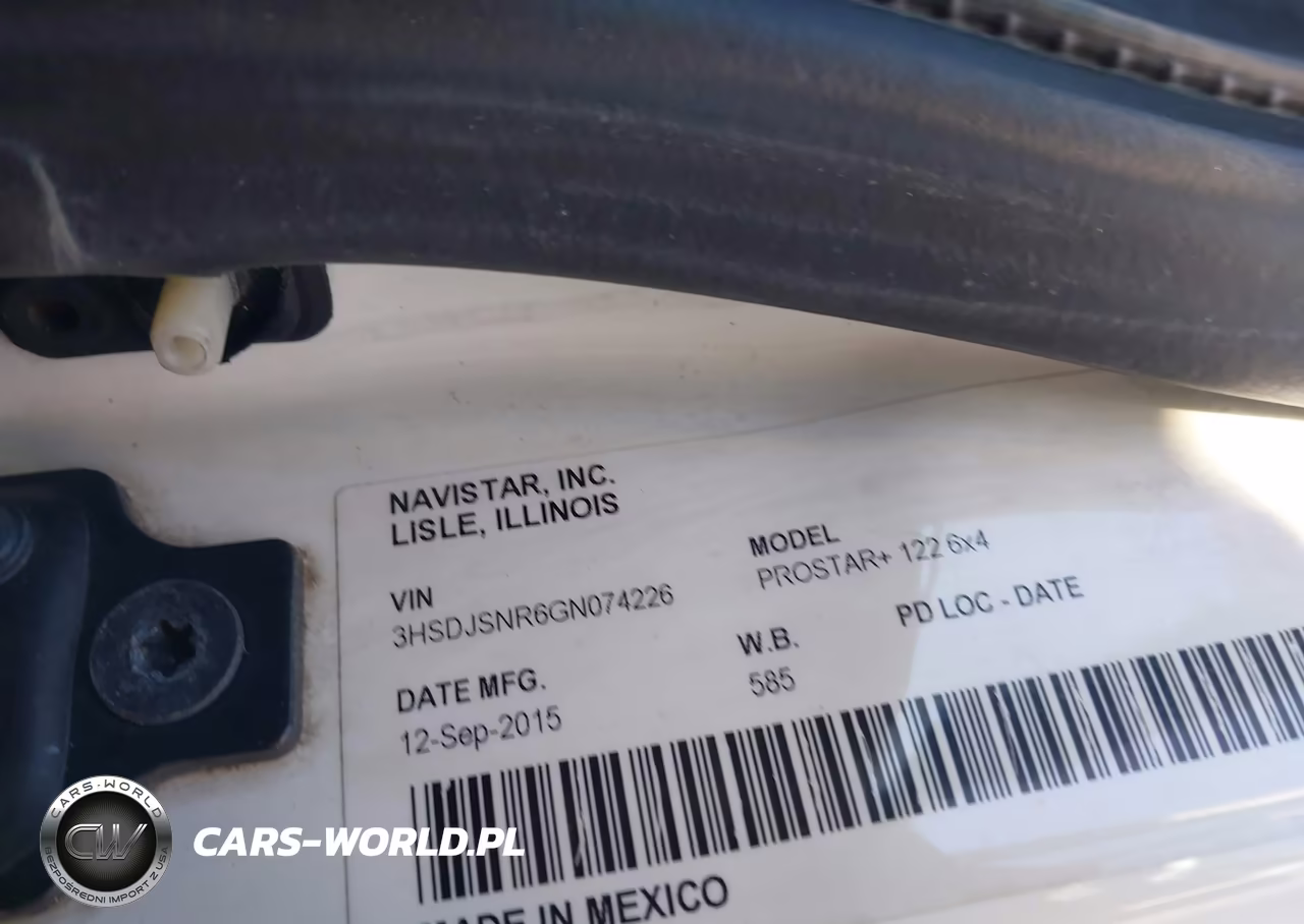 2016 International Prostar VIN:3HSDJSNR6GN074226 - 8