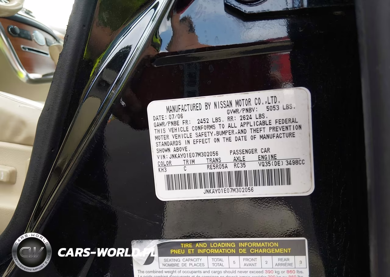 2007 Infiniti M35 VIN:JNKAY01E07M302056 - 9