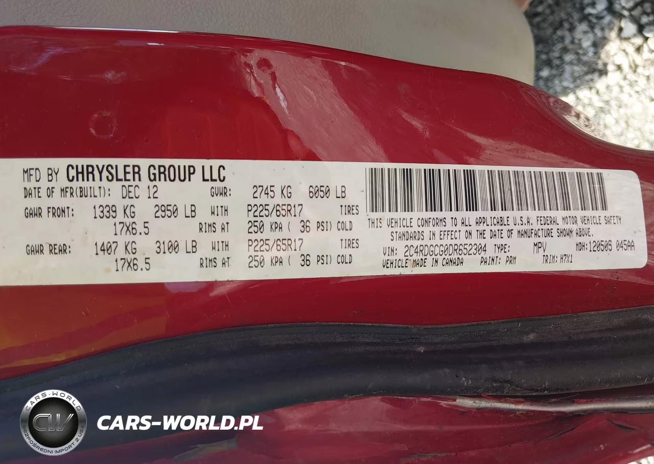 2013 Dodge Grand Caravan Sxt VIN:2C4RDGCG0DR652304 - 9