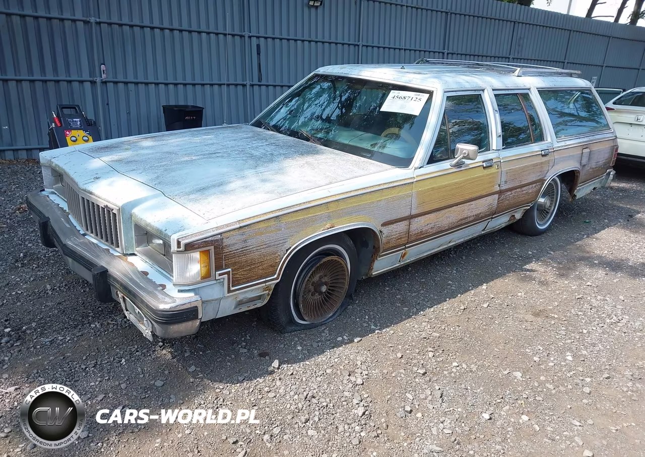 1985 Mercury Marquis Colony Park VIN:2MEBP94F5FX639572 - 2