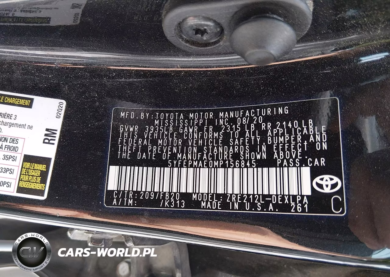 2021 Toyota Corolla Le VIN:5YFEPMAE0MP156845 - 9