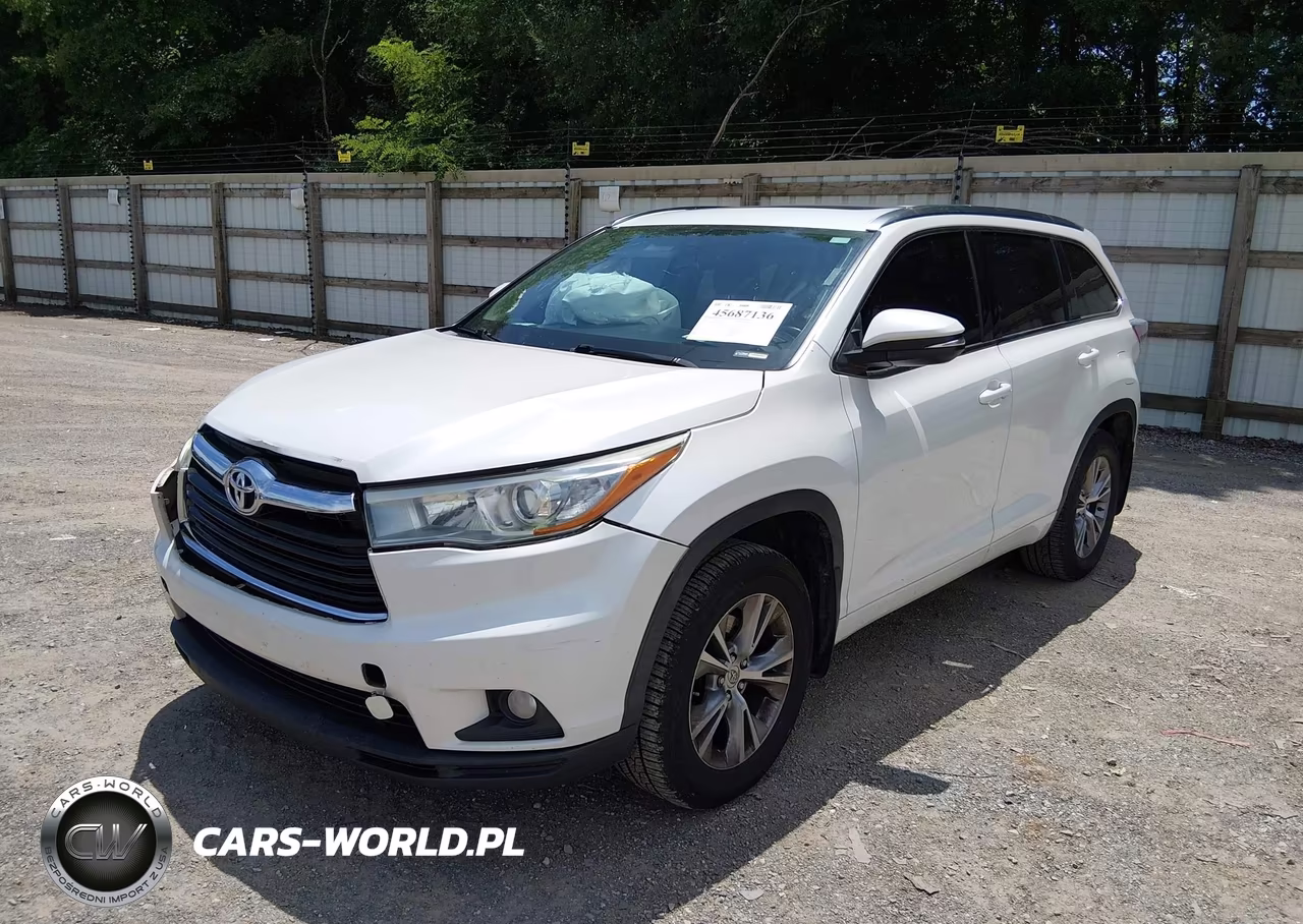 2015 Toyota Highlander Xle V6 VIN:5TDKKRFH0FS078000 - 2