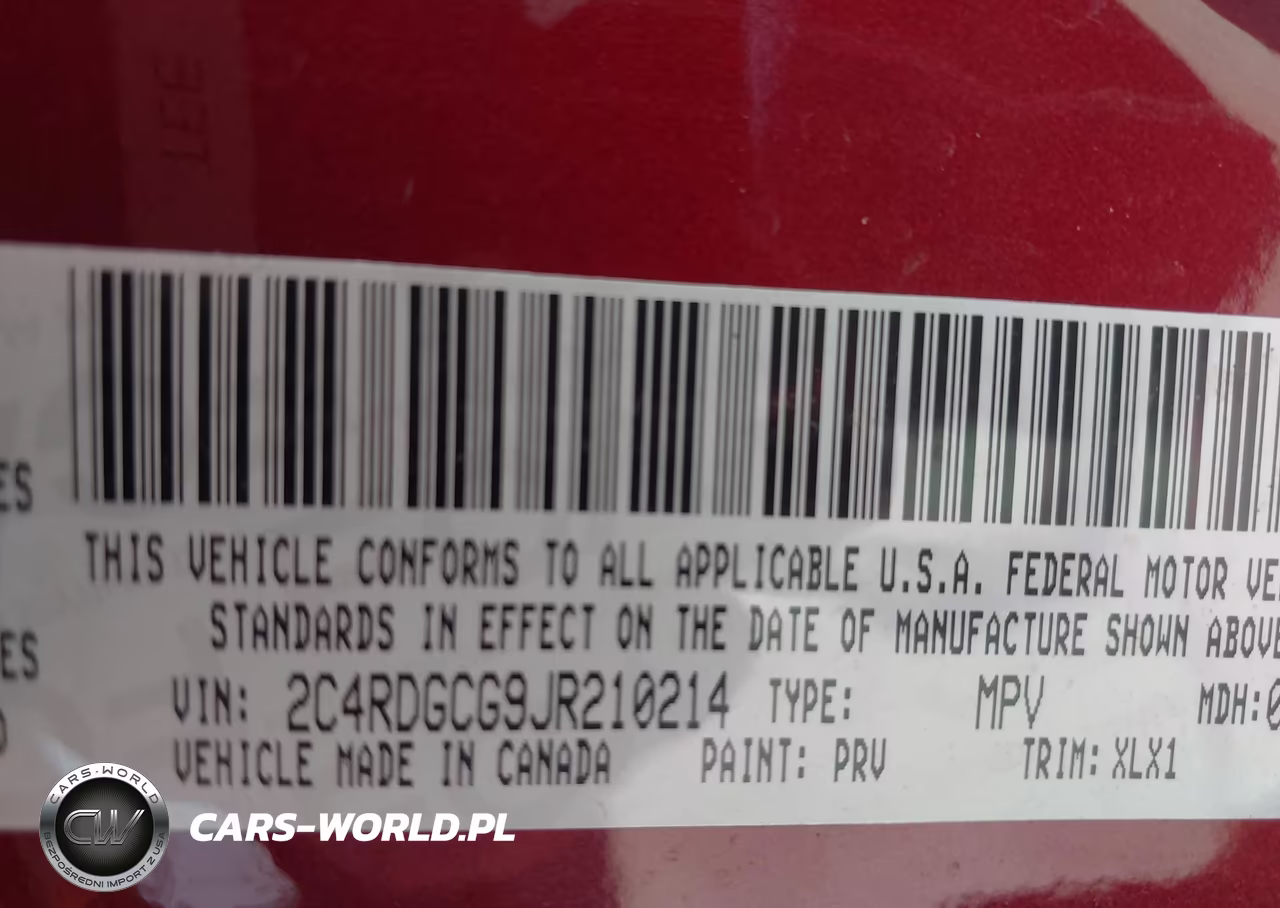 2018 Dodge Grand Caravan Sxt VIN:2C4RDGCG9JR210214 - 9