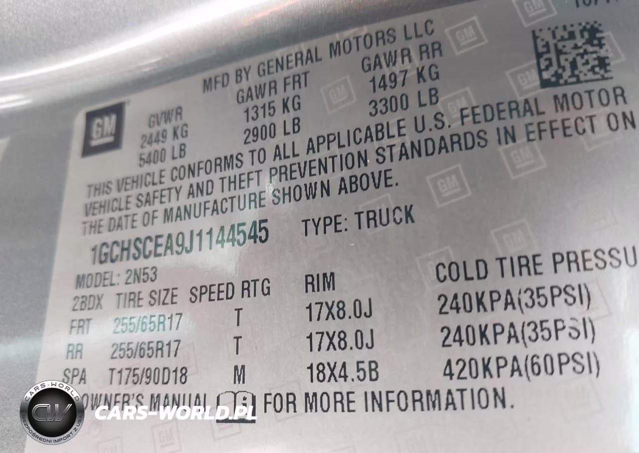 2018 Chevrolet Colorado Lt VIN:1GCHSCEA9J1144545 - 9