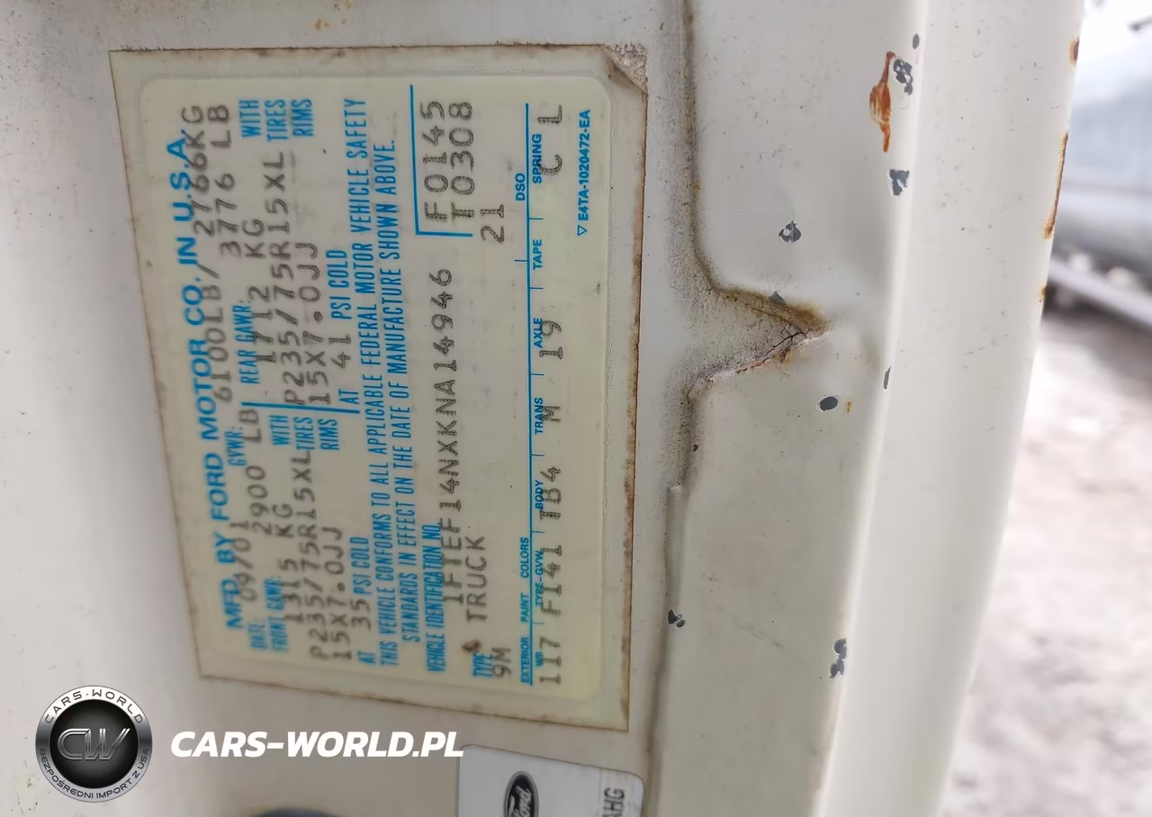 1989 Ford F150 VIN:1FTEF14NXKNA14946 - 9