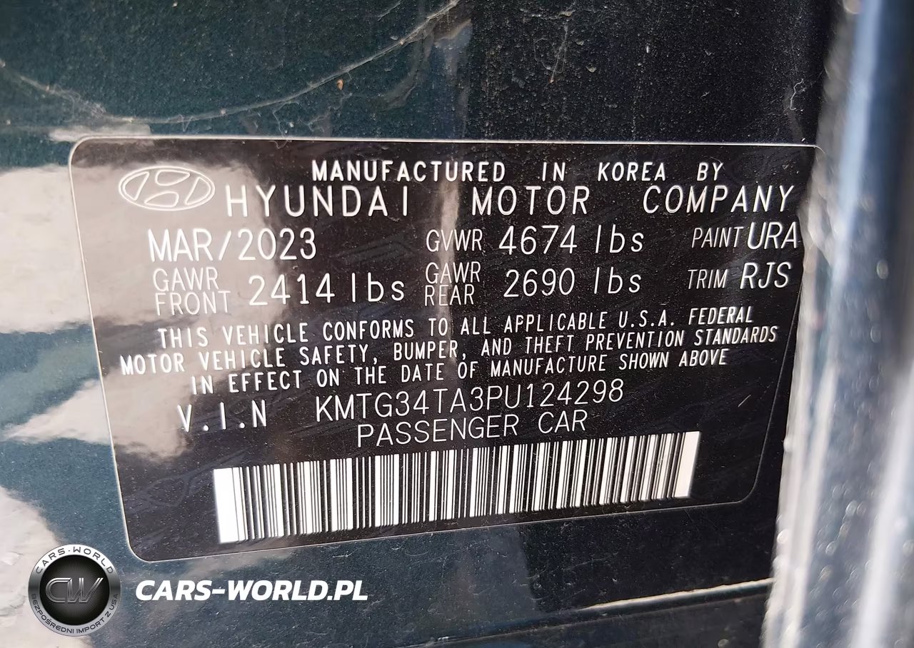 2023 Genesis G70 2.0T Rwd VIN:KMTG34TA3PU124298 - 9