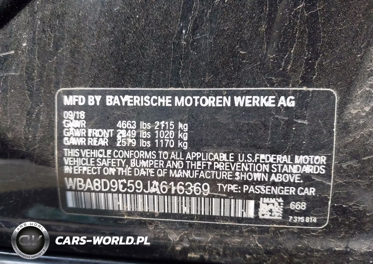 2018 BMW 330I xDrive VIN:WBA8D9C59JA616369 - 9