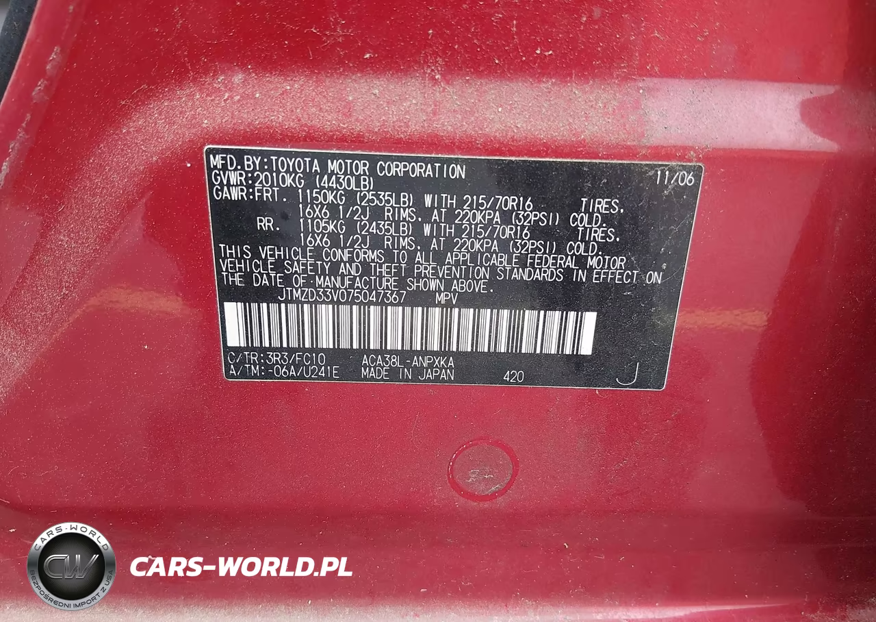 2007 Toyota Rav4 VIN:JTMZD33V075047367 - 9