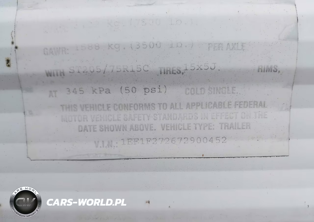 2007 Fleetwood Other VIN:1EF1F272672900452 - 9