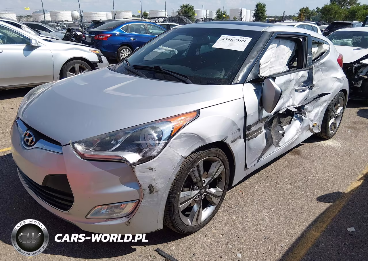 2016 Hyundai Veloster VIN:KMHTC6AD4GU289455 - 2