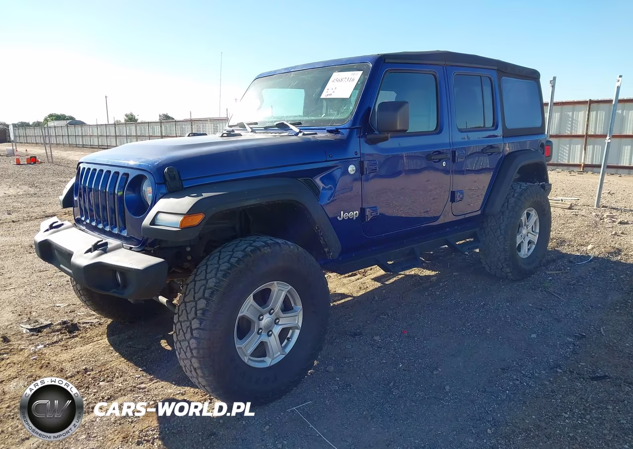 2019 Jeep Wrangler Unlimited Sport S 4X4 VIN:1C4HJXDG2KW517431 - 2