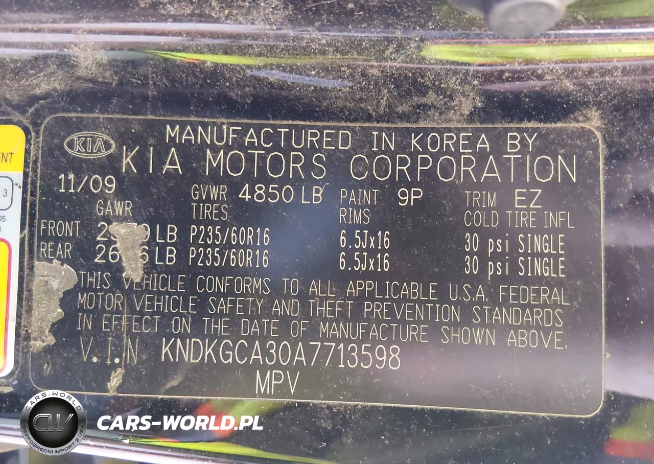 2010 Kia Sportage Lx V6 VIN:KNDKGCA30A7713598 - 9
