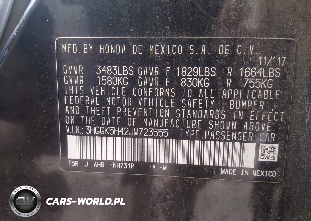 2018 Honda Fit Lx VIN:3HGGK5H42JM723555 - 9