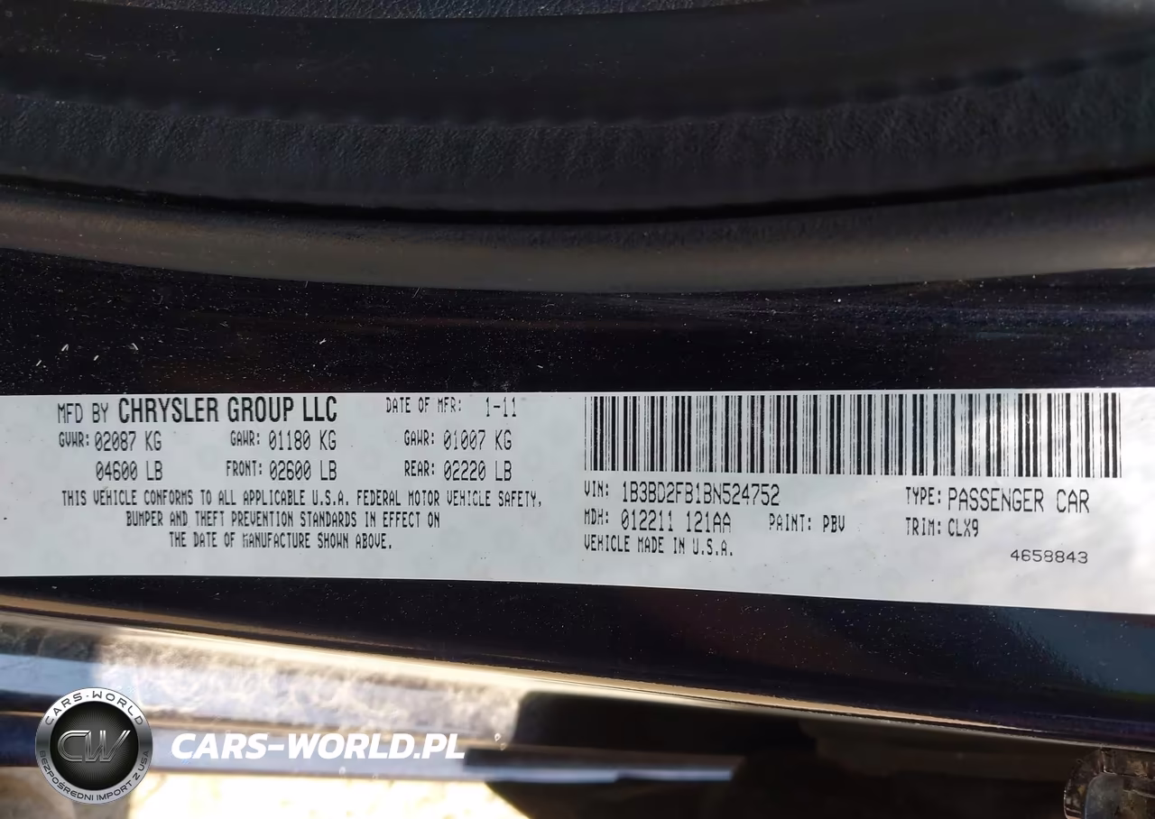 2011 Dodge Avenger Lux VIN:1B3BD2FB1BN524752 - 9