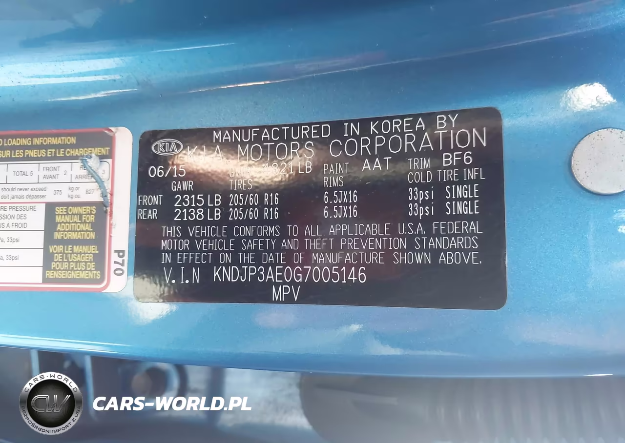 2016 Kia Soul Ev VIN:KNDJP3AE0G7005146 - 9