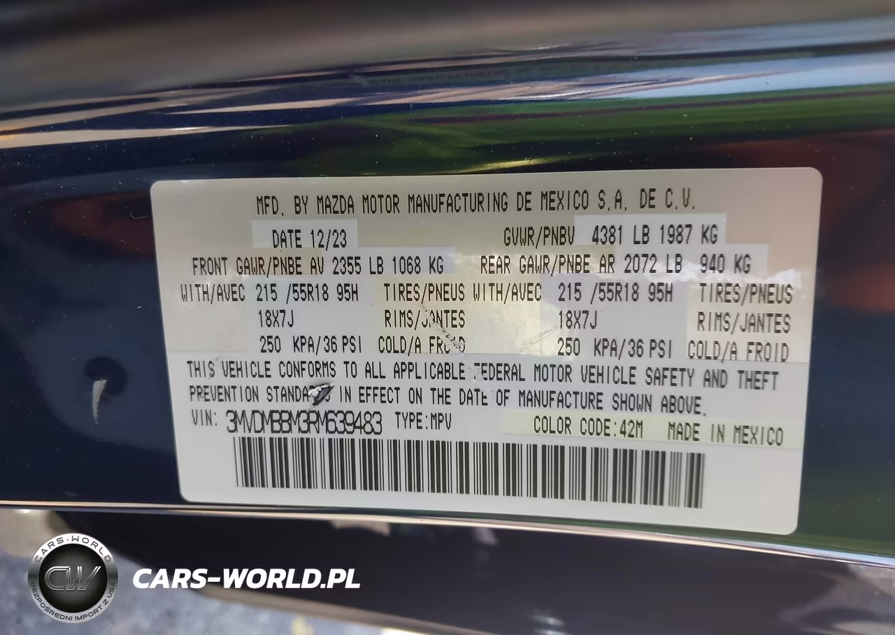 2024 Mazda Cx-30 2.5 S Select Sport VIN:3MVDMBBM3RM639483 - 9