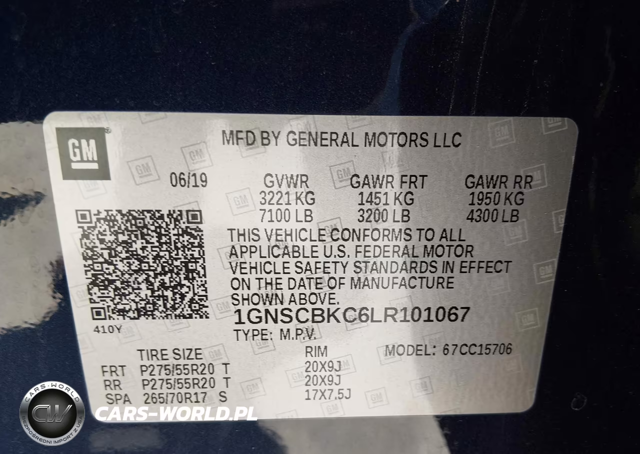2020 Chevrolet Tahoe 2Wd Lt VIN:1GNSCBKC6LR101067 - 9