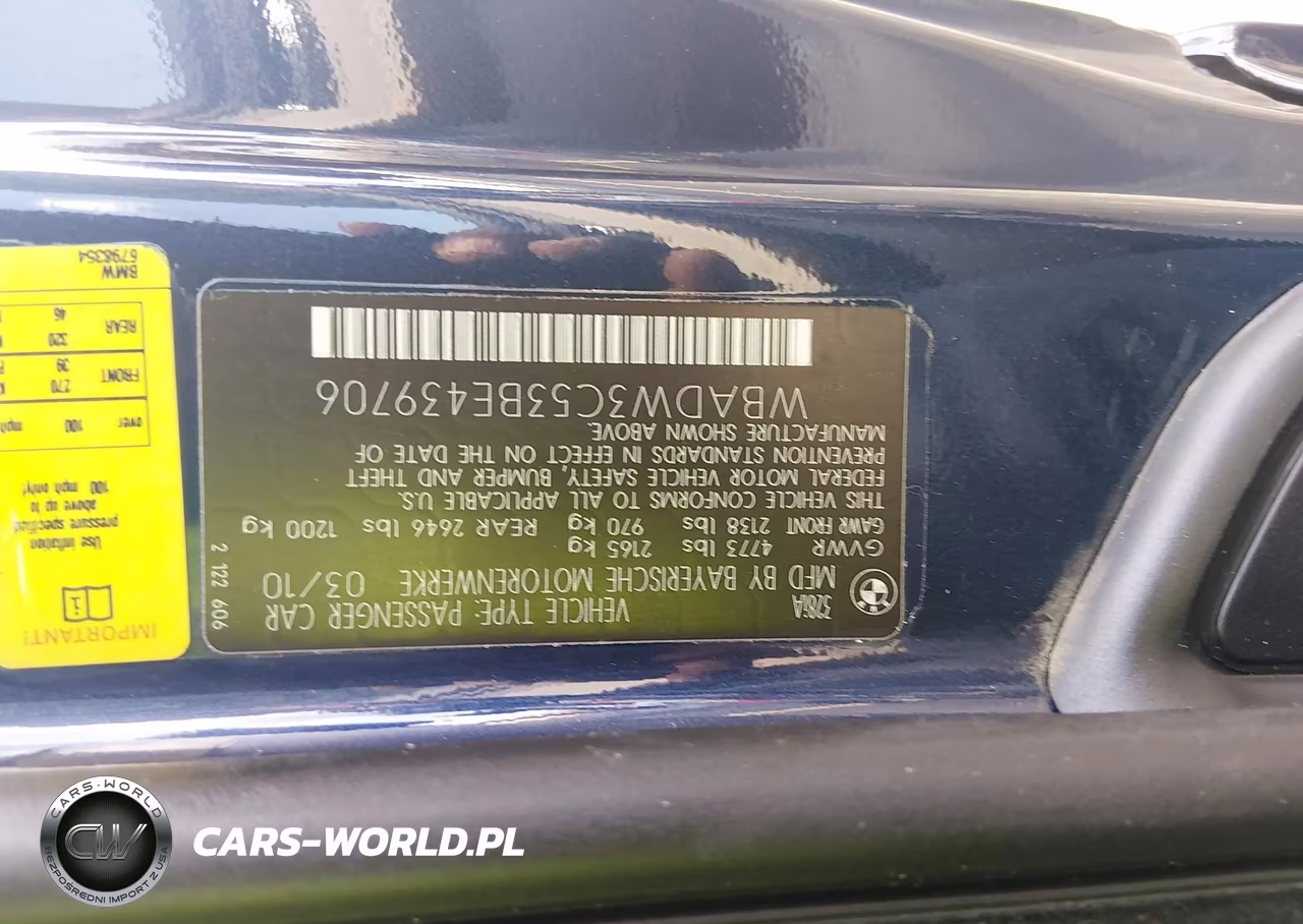 2011 BMW 328I VIN:WBADW3C53BE439706 - 9