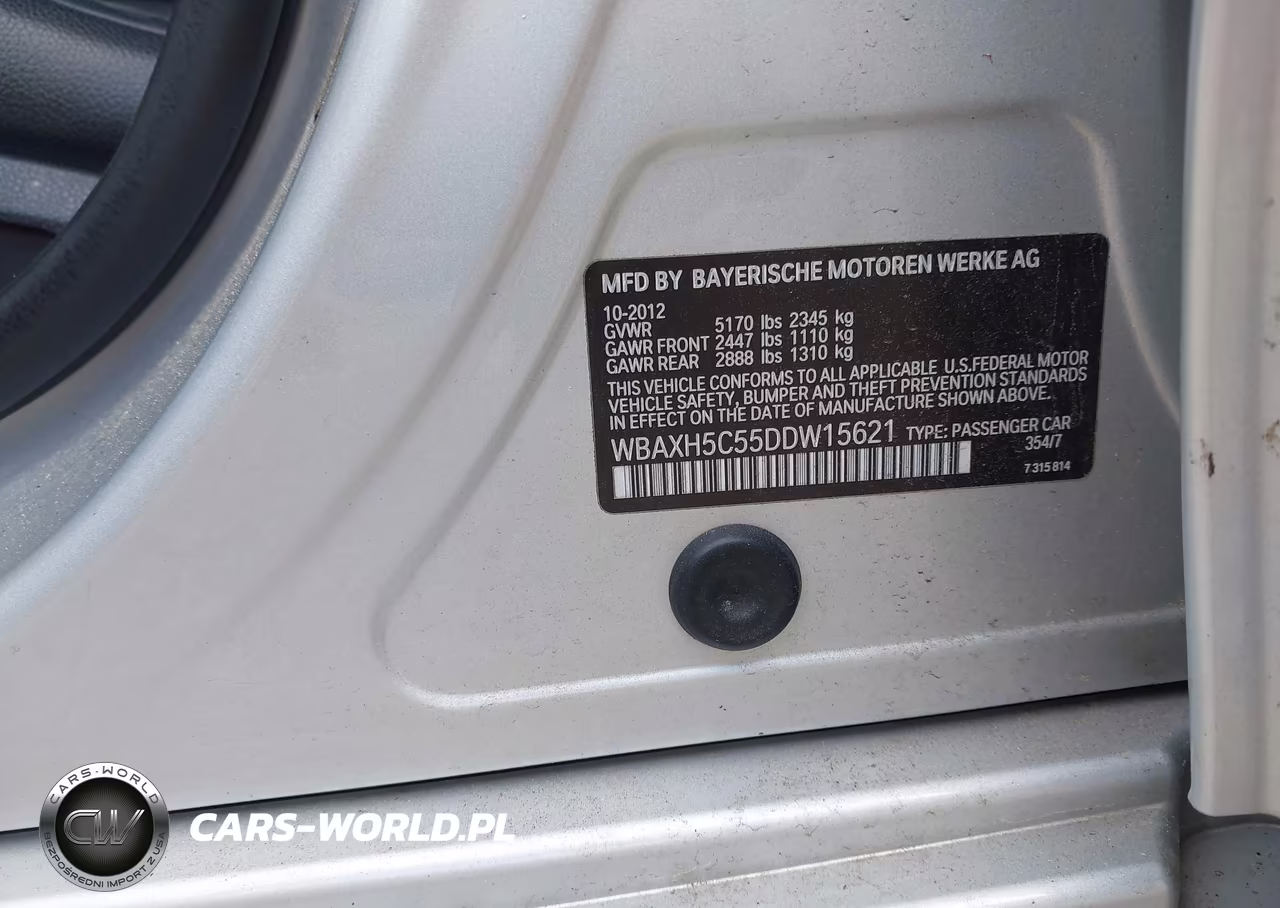 2013 BMW 528I xDrive VIN:WBAXH5C55DDW15621 - 9