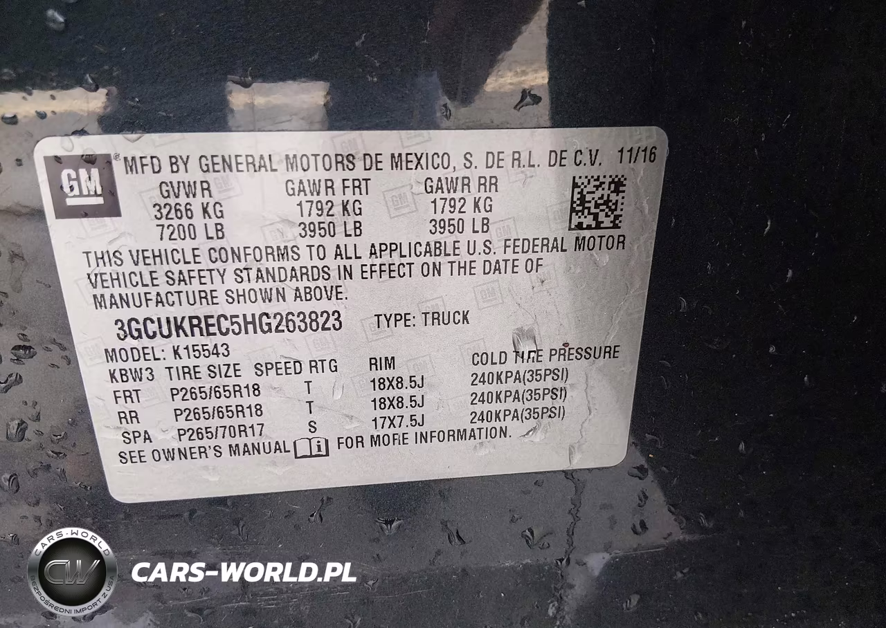 2017 Chevrolet Silverado 1500 Lt VIN:3GCUKREC5HG263823 - 9