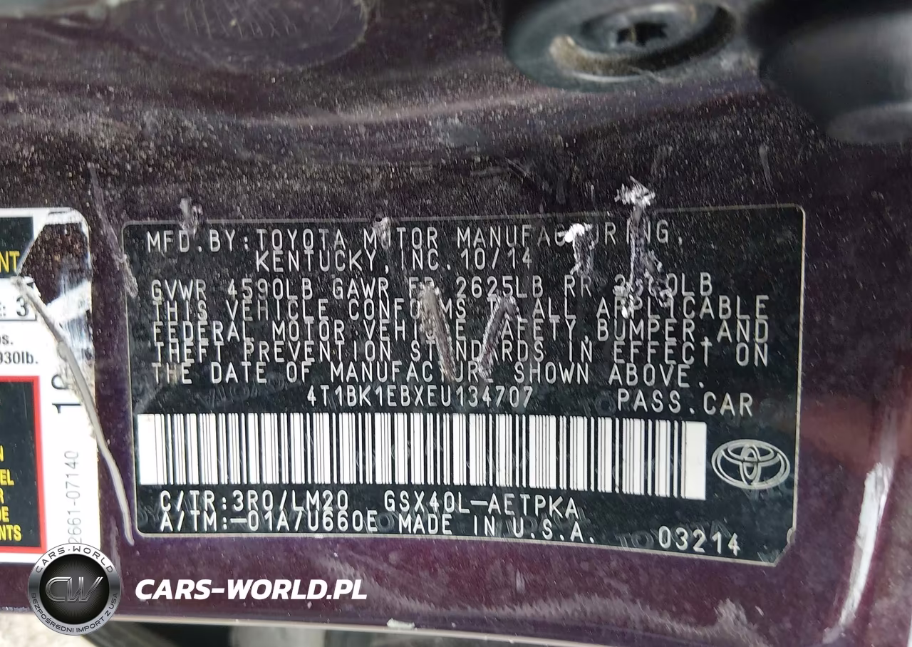 2014 Toyota Avalon Limited VIN:4T1BK1EBXEU134707 - 9