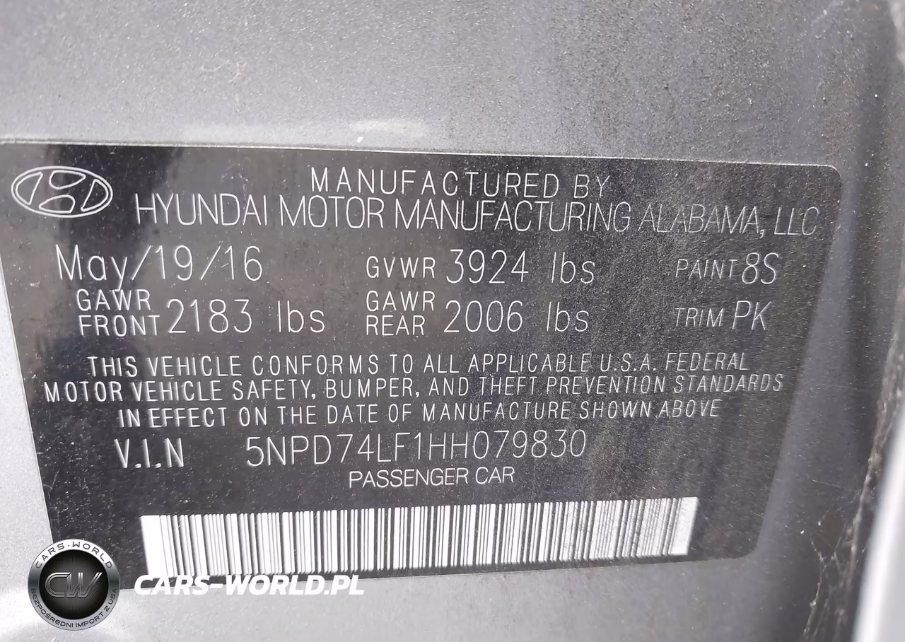2017 Hyundai Elantra Se VIN:5NPD74LF1HH079830 - 9