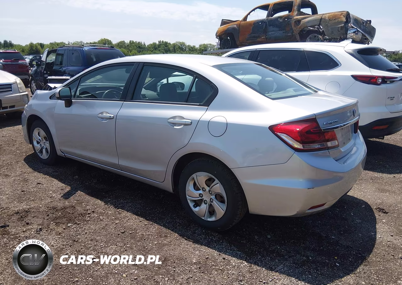 2015 Honda Civic Lx VIN:19XFB2F57FE056178 - 3