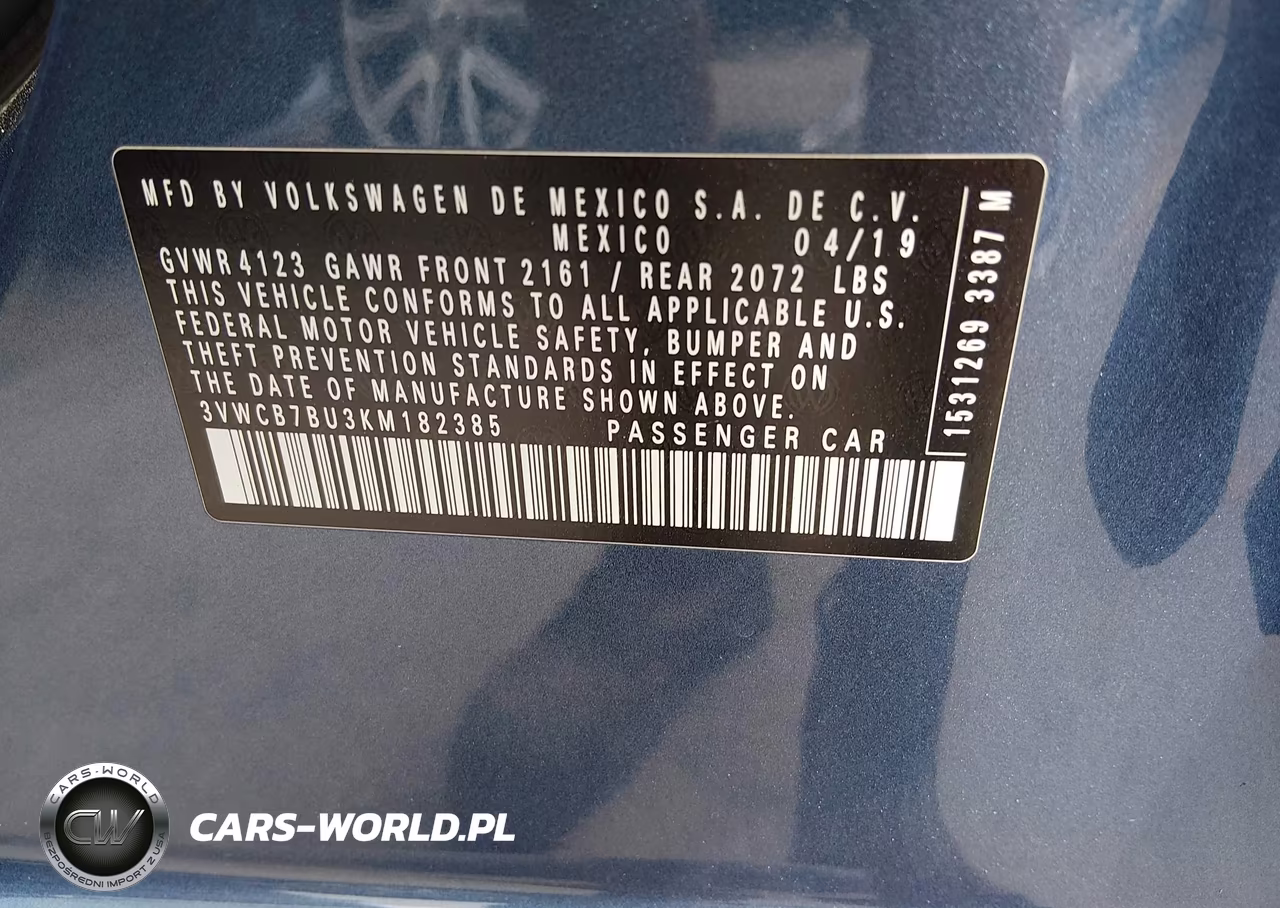 2019 Volkswagen Jetta 1.4T R-Line-1.4T S-1.4T Se VIN:3VWCB7BU3KM182385 - 9