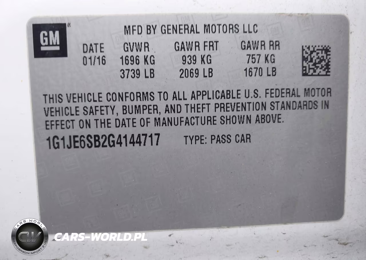 2016 Chevrolet Sonic Ltz Auto VIN:1G1JE6SB2G4144717 - 9