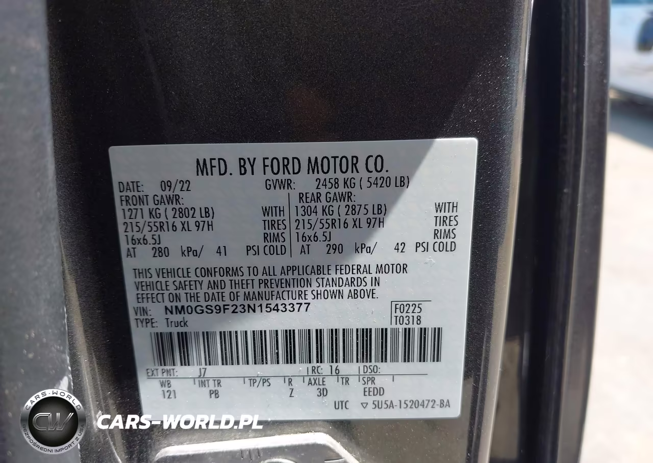 2022 Ford Transit Connect Xlt Passenger VIN:NM0GS9F23N1543377 - 9