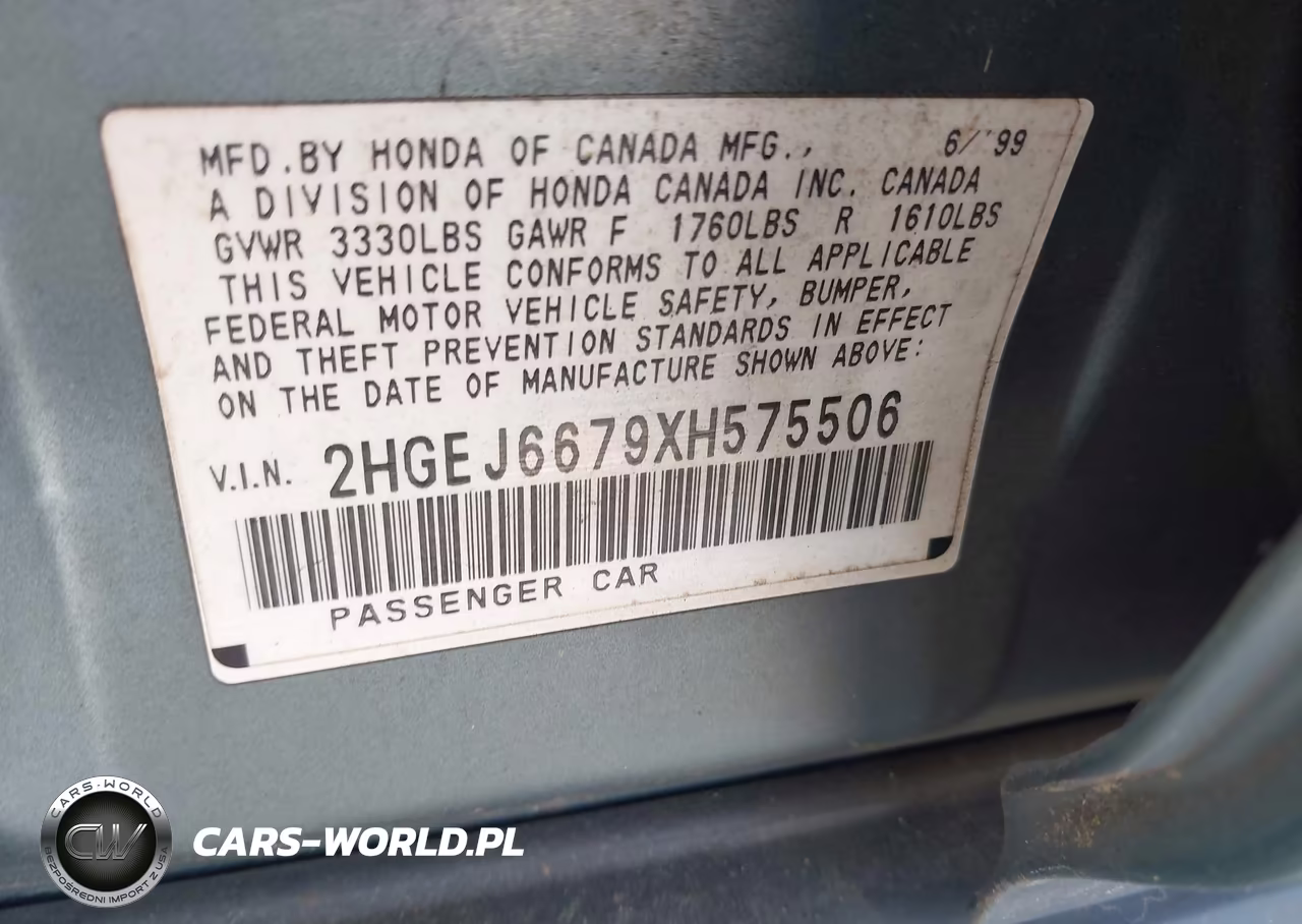 1999 Honda Civic Lx VIN:2HGEJ6679XH575506 - 9