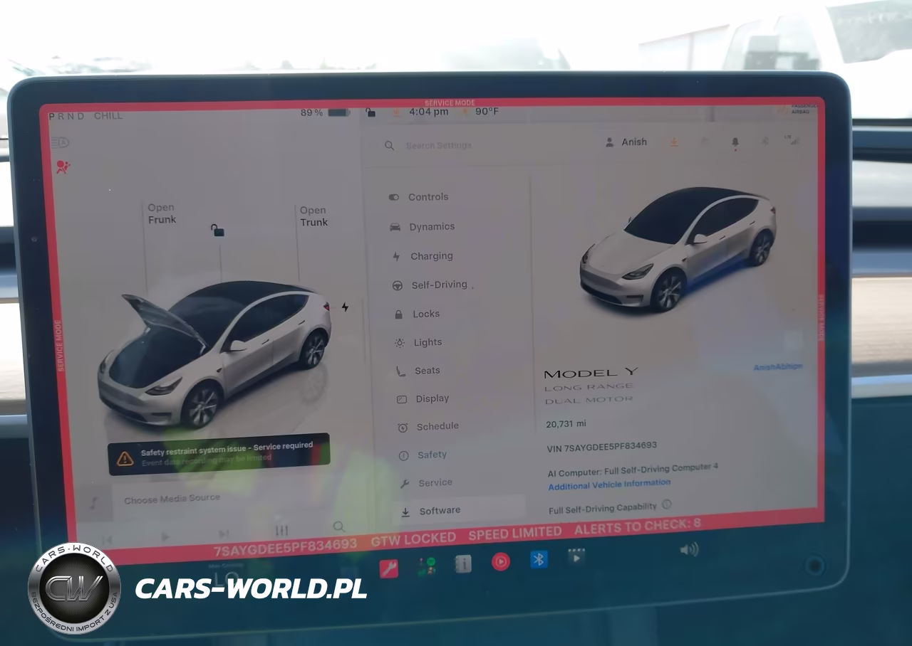 2023 Tesla Model Y Awd-Long Range Dual Motor All-Wheel Drive VIN:7SAYGDEE5PF834693 - 7