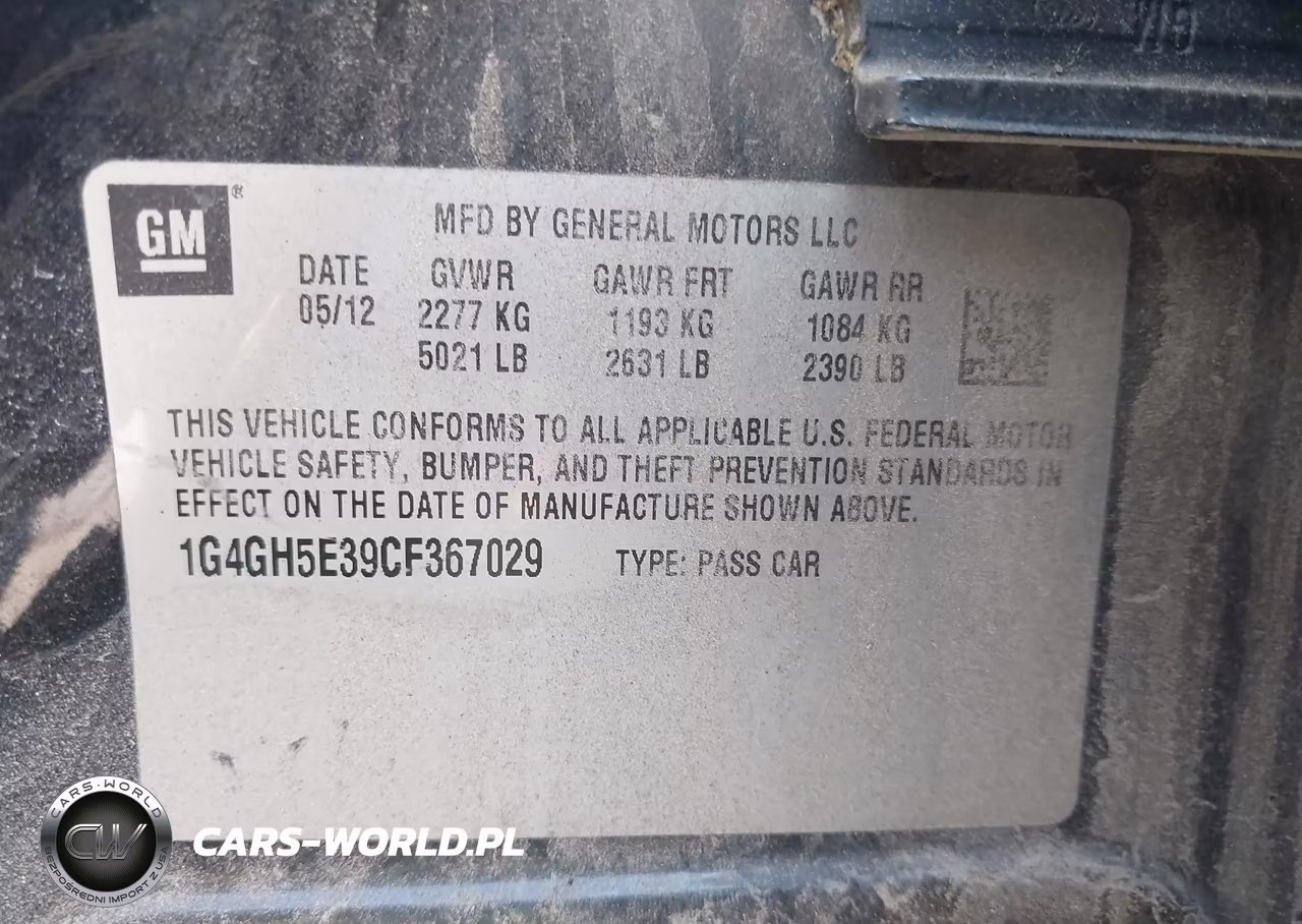 2012 Buick Lacrosse Premium 3 Group VIN:1G4GH5E39CF367029 - 9