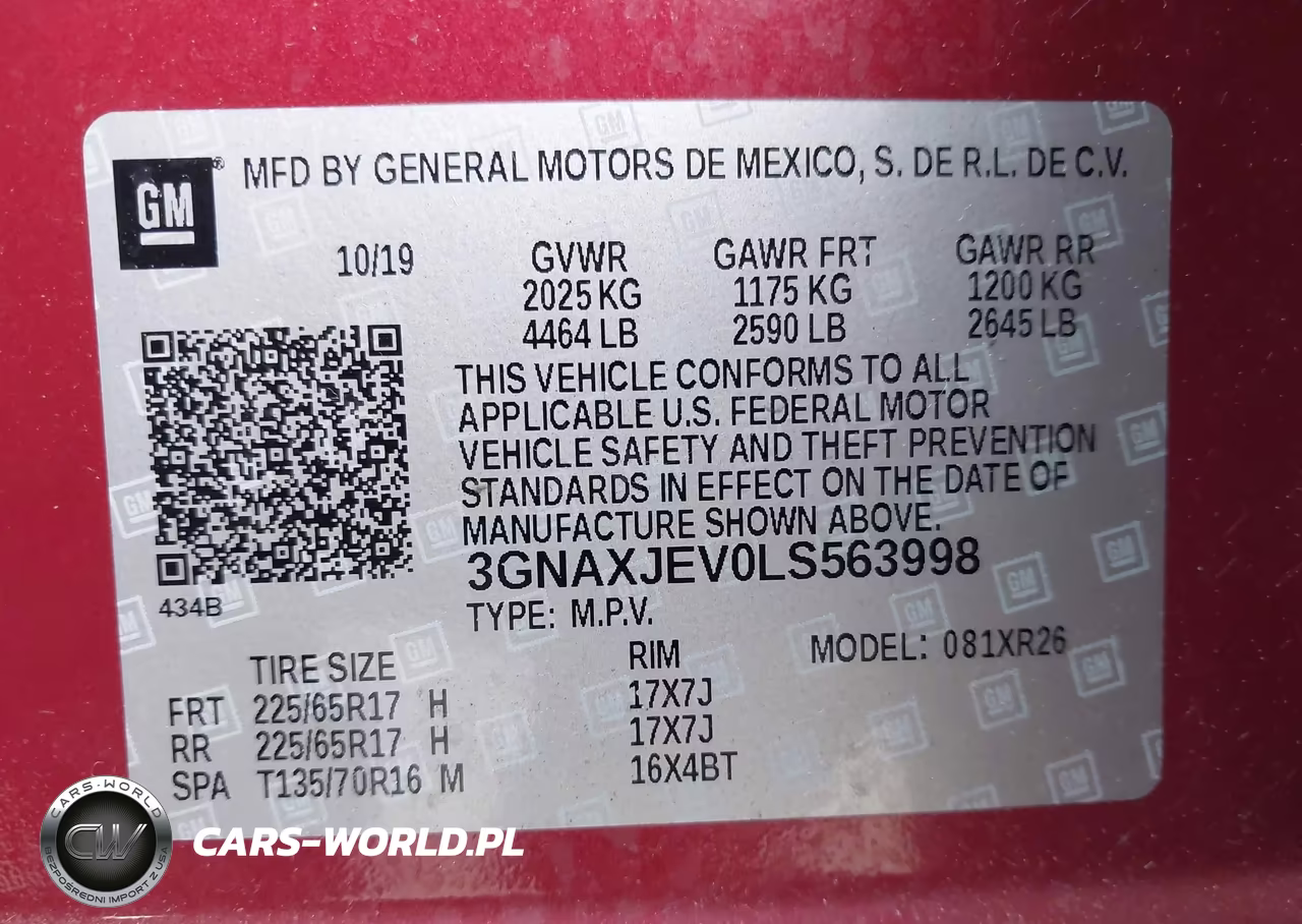 2020 Chevrolet Equinox Fwd 2Fl VIN:3GNAXJEV0LS563998 - 9