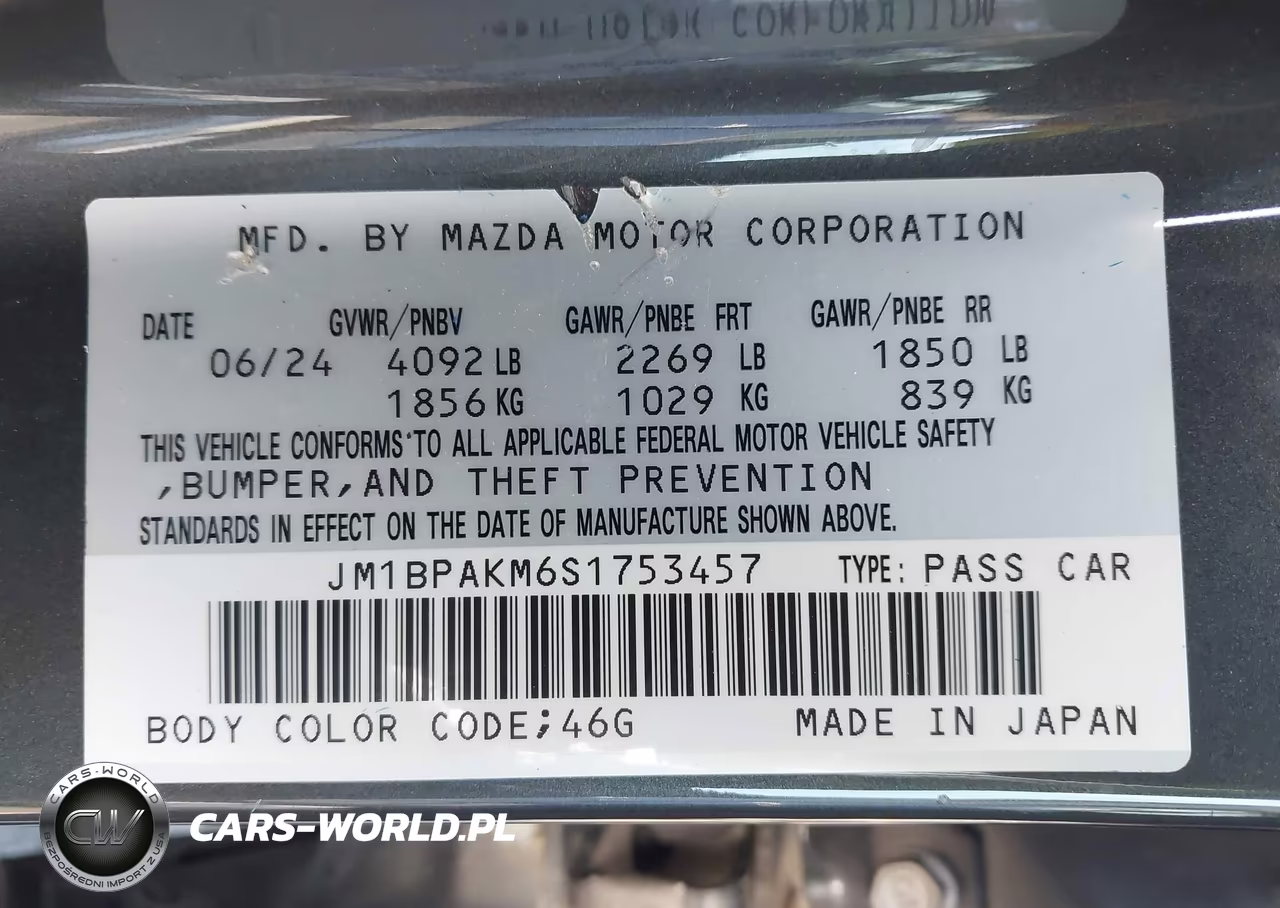 2025 Mazda Mazda3 2.5 S Select Sport VIN:JM1BPAKM6S1753457 - 9