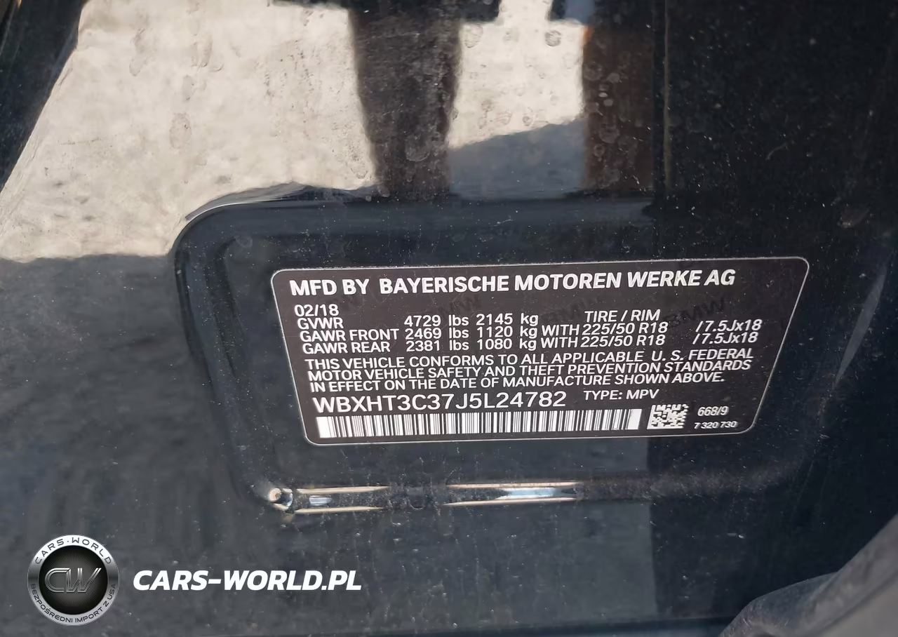 2018 BMW X1 xDrive28I VIN:WBXHT3C37J5L24782 - 9