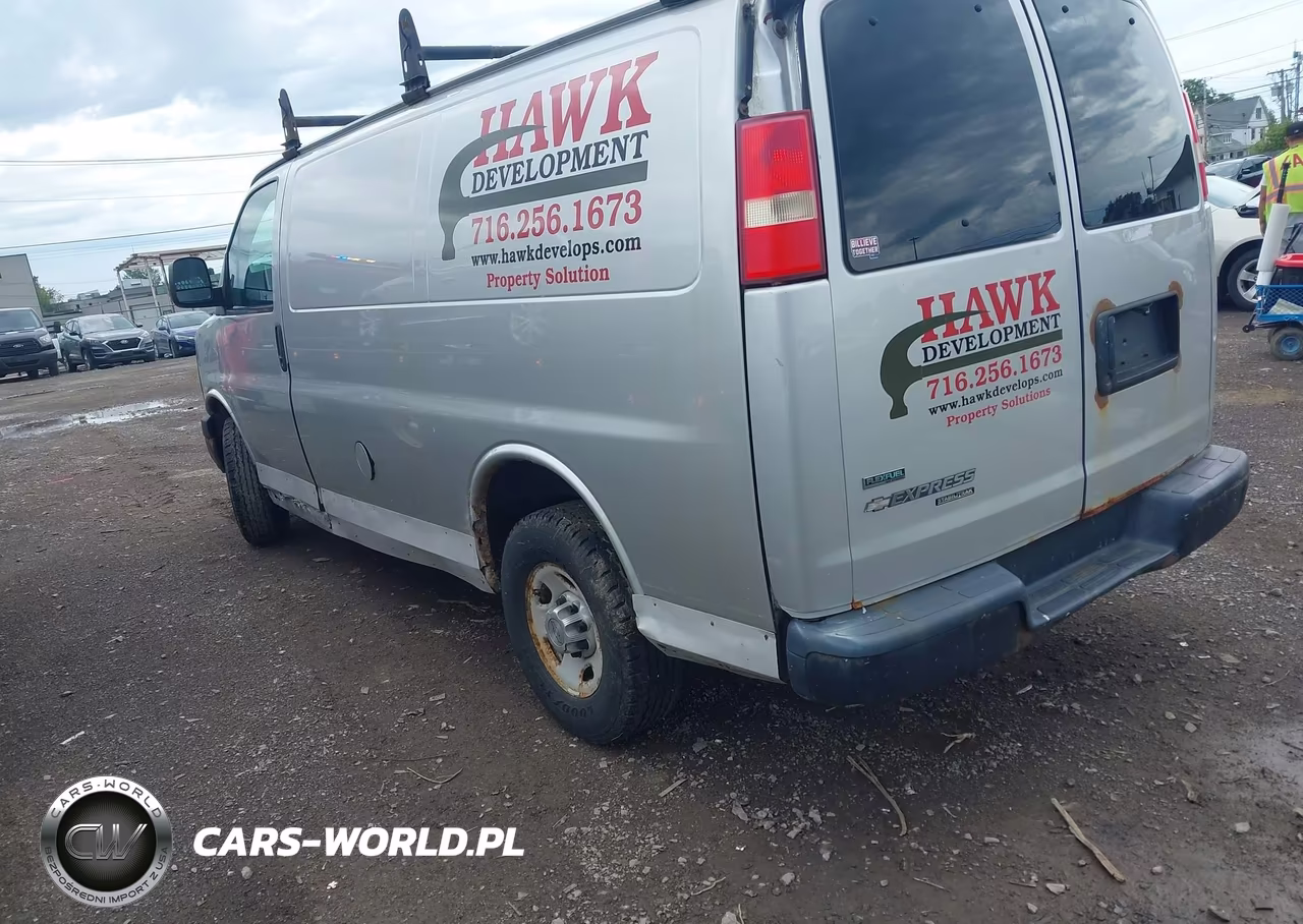 2012 Chevrolet Express 2500 Work Van VIN:1GCWGFCA1C1129019 - 3