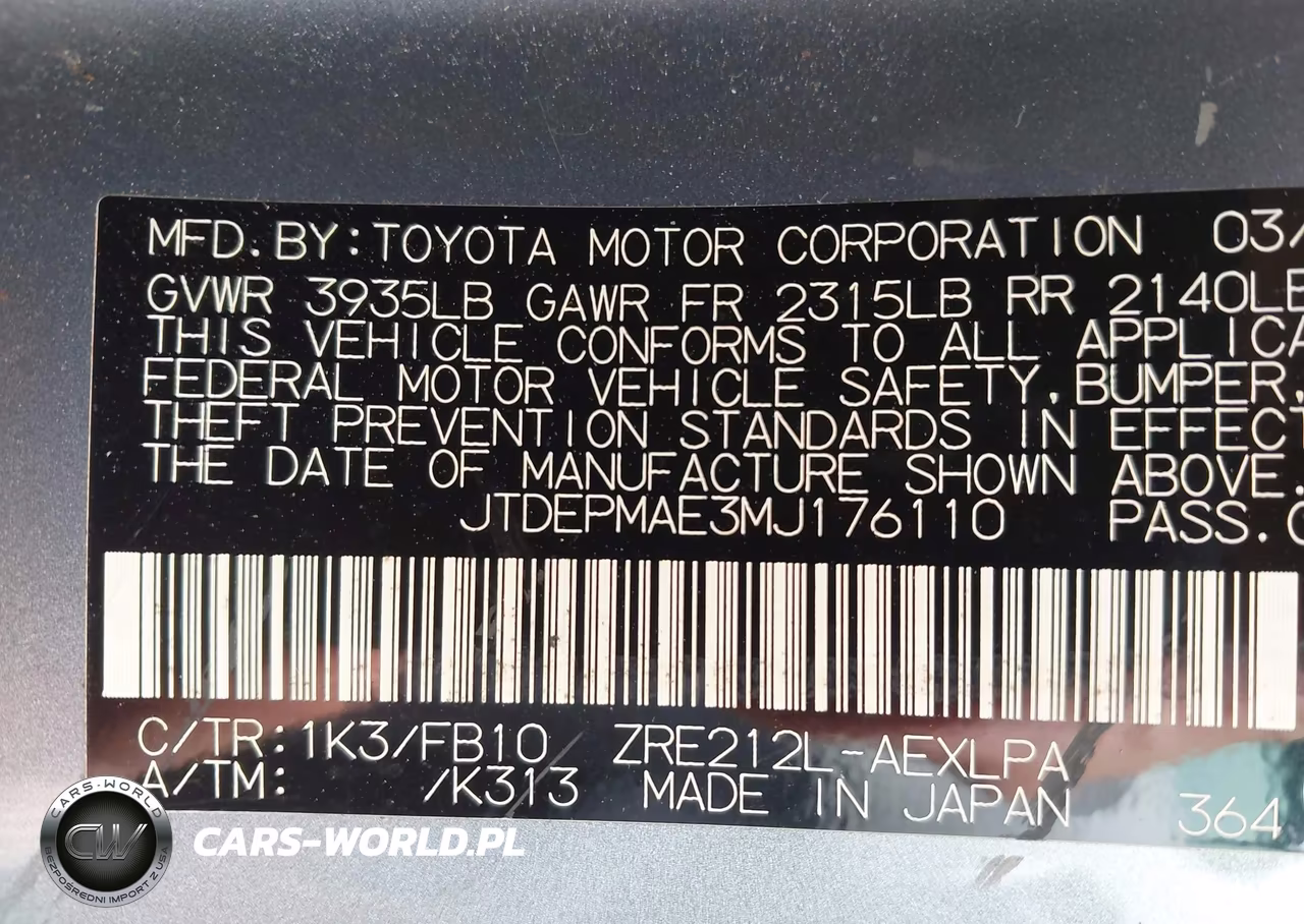 2021 Toyota Corolla Le VIN:JTDEPMAE3MJ176110 - 9