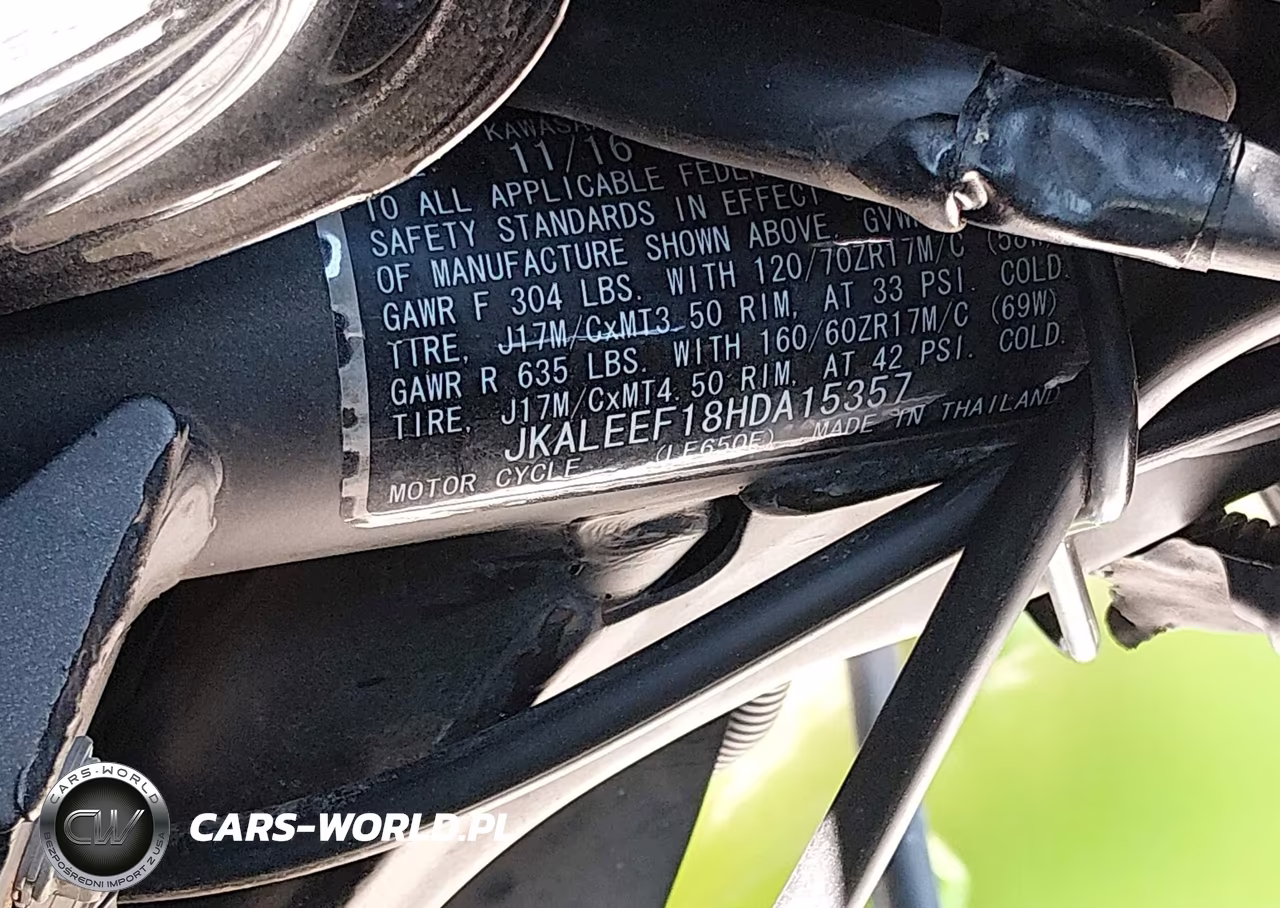 2017 Kawasaki Kle650 F-Lt VIN:JKALEEF18HDA15357 - 10