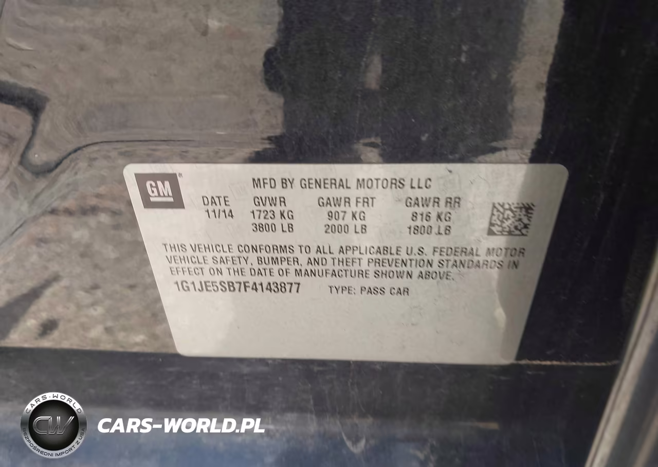 2015 Chevrolet Sonic Ltz Auto VIN:1G1JE5SB7F4143877 - 9