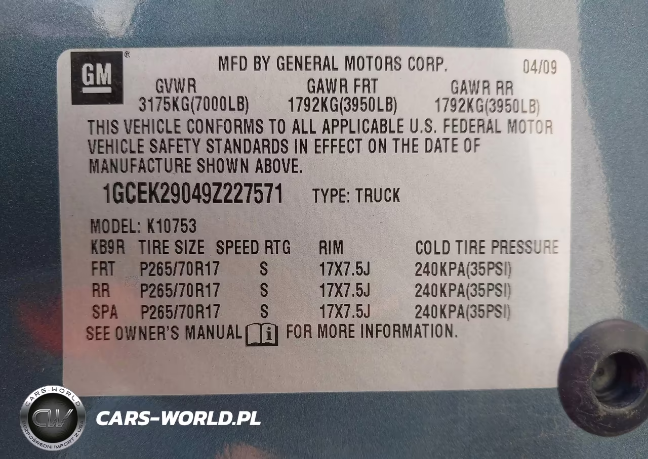 2009 Chevrolet Silverado 1500 Lt VIN:1GCEK29049Z227571 - 9