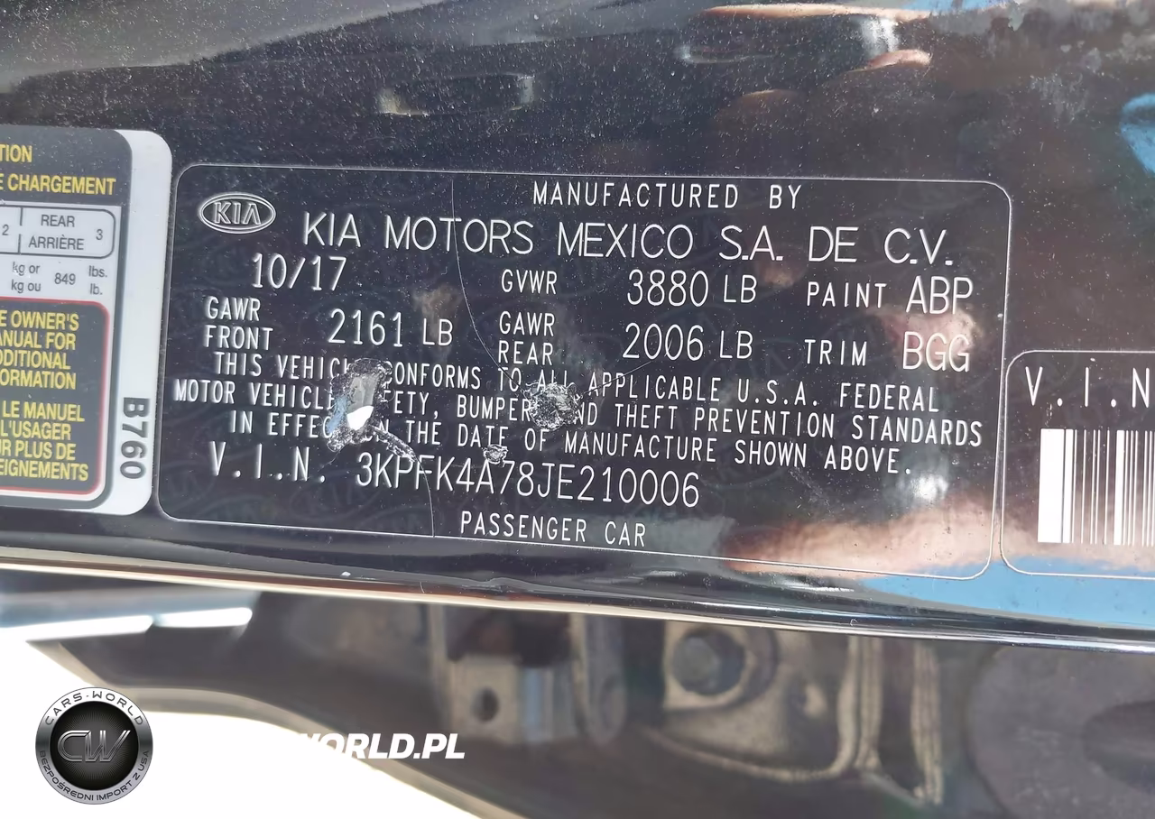 2018 Kia Forte Lx VIN:3KPFK4A78JE210006 - 9