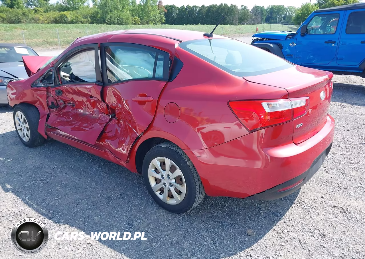 2014 Kia Rio Lx VIN:KNADM4A38E6327592 - 3