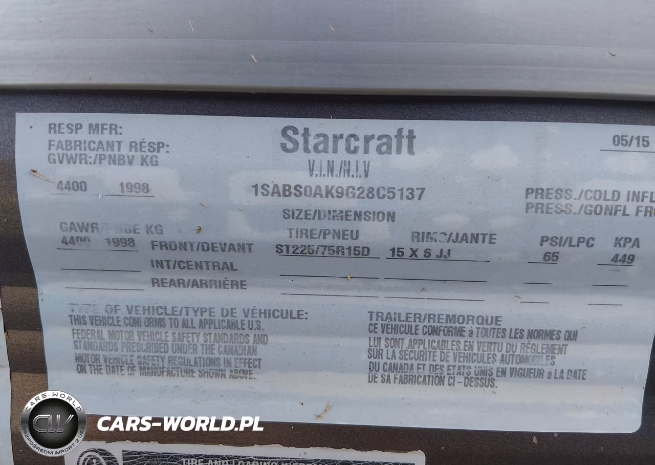 2016 Starcraft Other VIN:1SABS0AK9G28C5137 - 9
