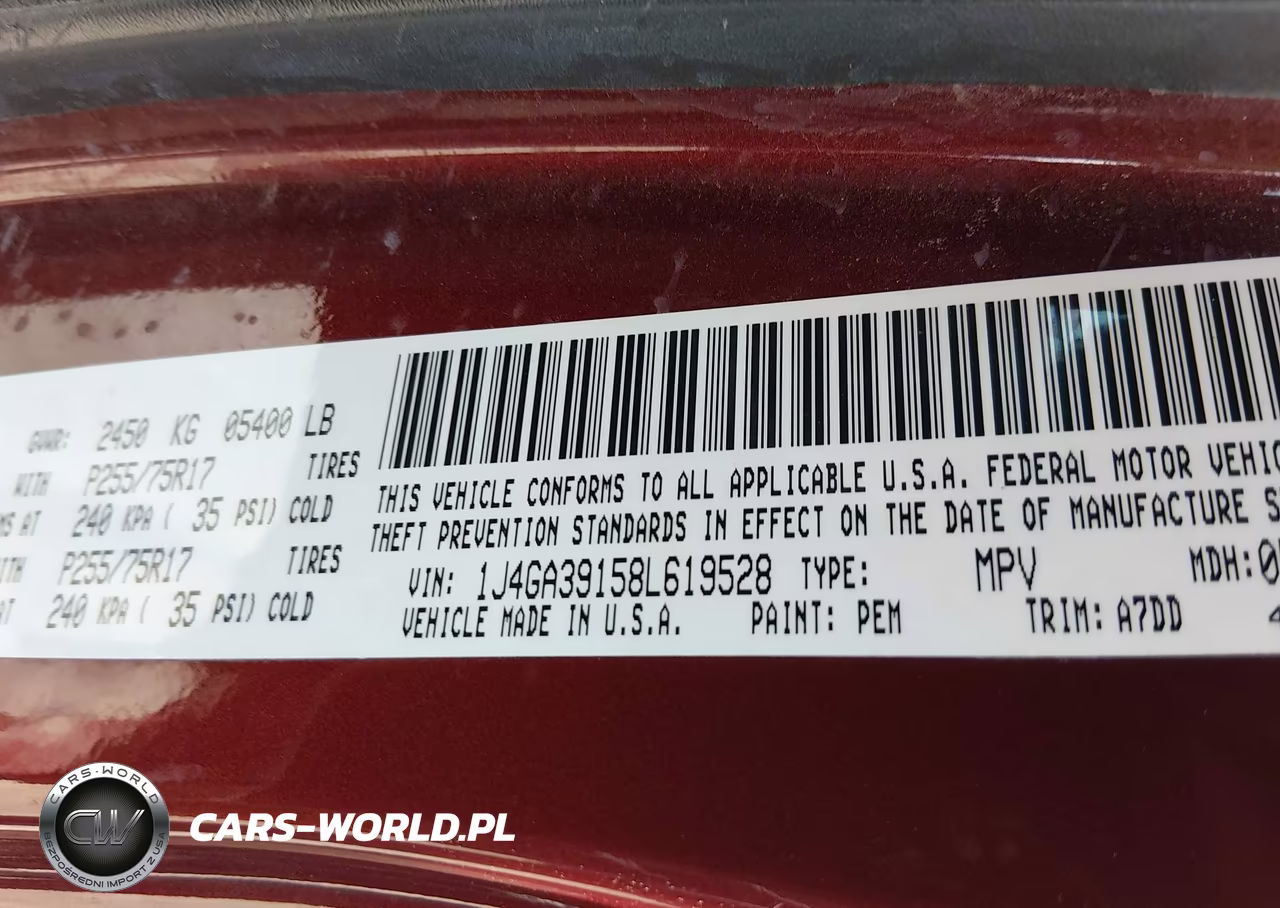 2008 Jeep Wrangler Unlimited X VIN:1J4GA39158L619528 - 9