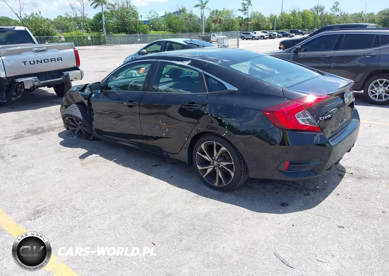 2021 Honda Civic Sport VIN:2HGFC2F8XMH516749 - 3