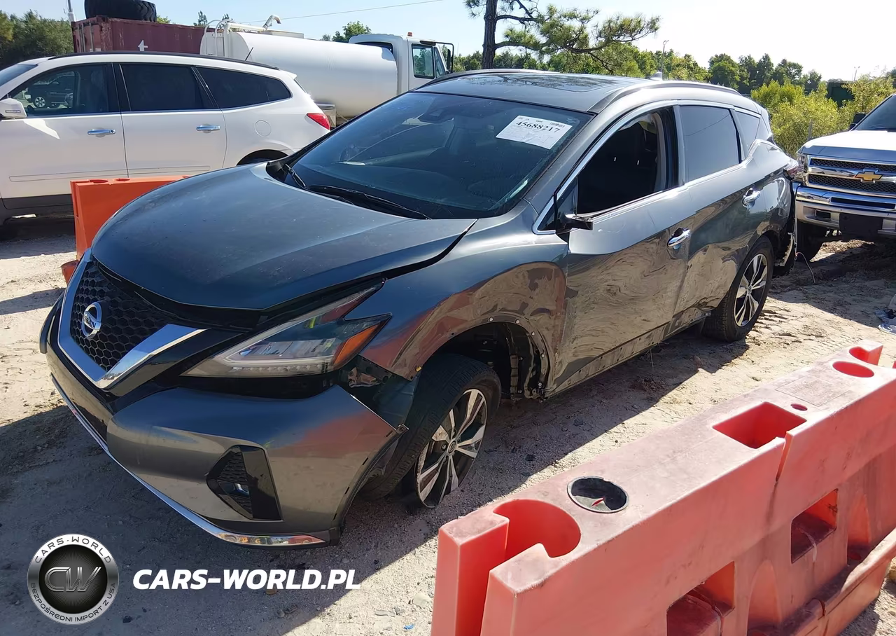 2020 Nissan Murano Sv Fwd VIN:5N1AZ2BJ3LN164728 - 2